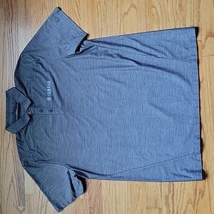 Grey OGIO polo with Yamaha logo.
